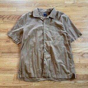 Todd Snyder Relaxed Summer Weight Point Collar Shirt Large